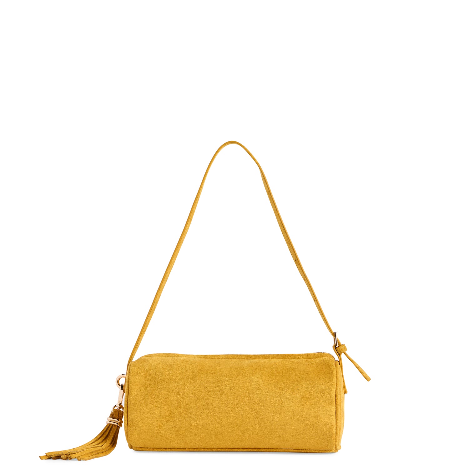Kylie Barrel Shoulder Bag - Mustard