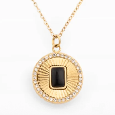 Louise Necklace Obdsidian