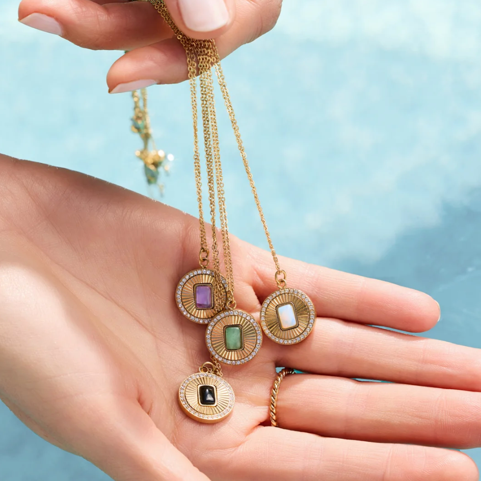 Louise Necklace Obdsidian