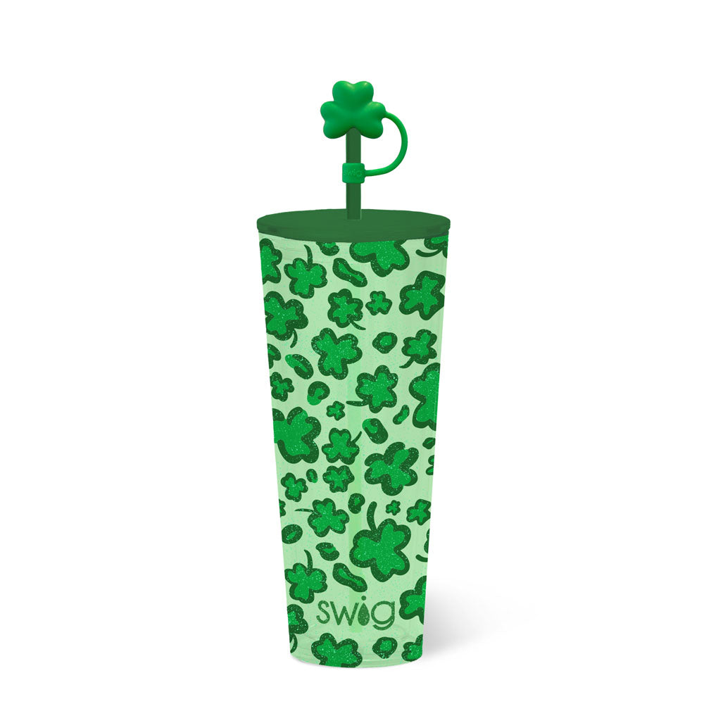 Lucky Leopard Plastic Tumbler 24oz