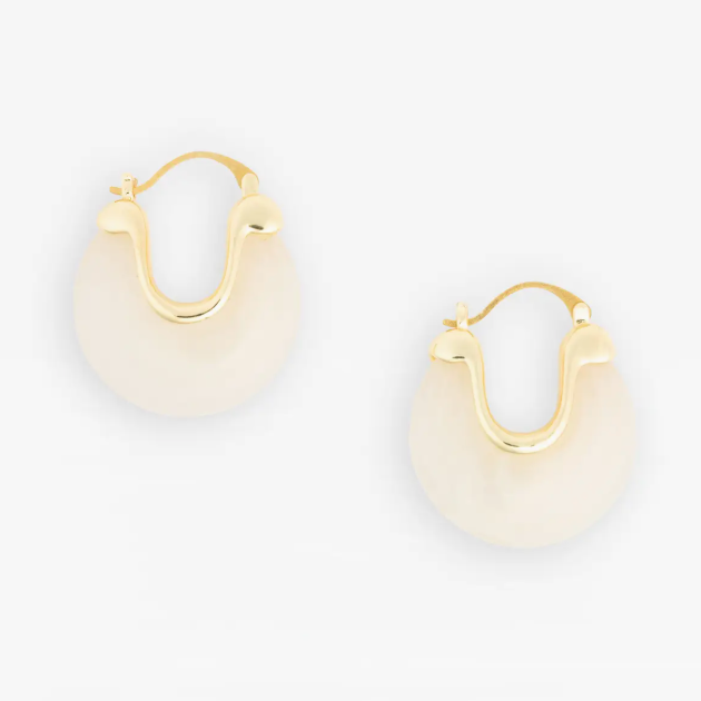 Mabel Cream Earrings