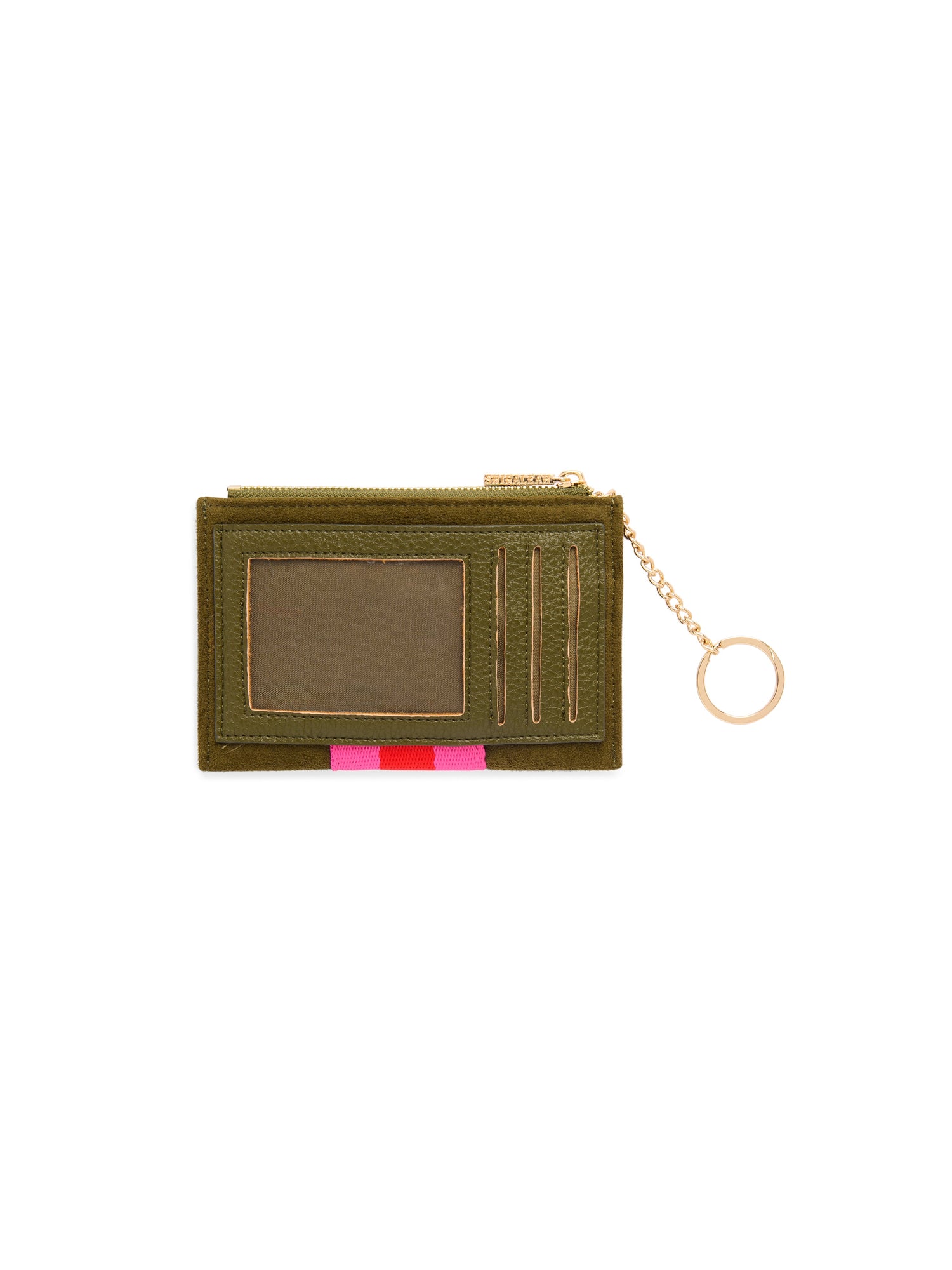 Milano Card Case / Key Ring - Olive