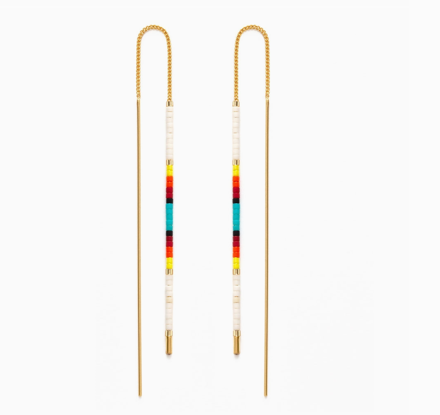 Miyuki Threader Earrings New Mexico