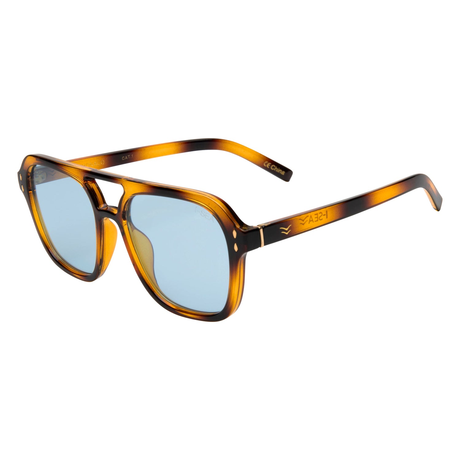 Monaco Sunglass - Tiger/Ocean