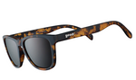 Goodr product image of Basset Hound Dreams sunglasses featuring a tortoiseshell frame dark grey polarized lenses and the goodr logo on the arm