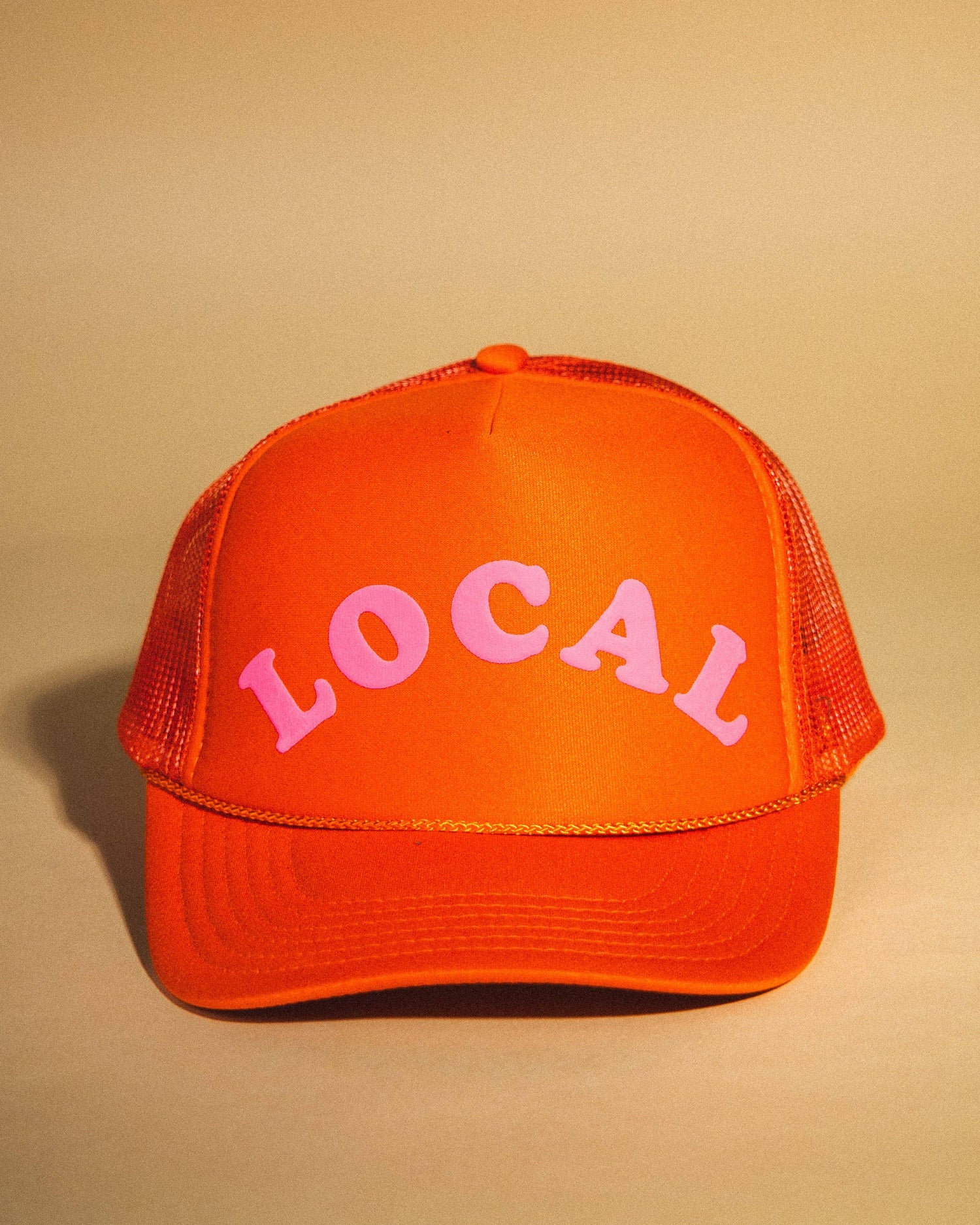 Orange "LOCAL" Trucker