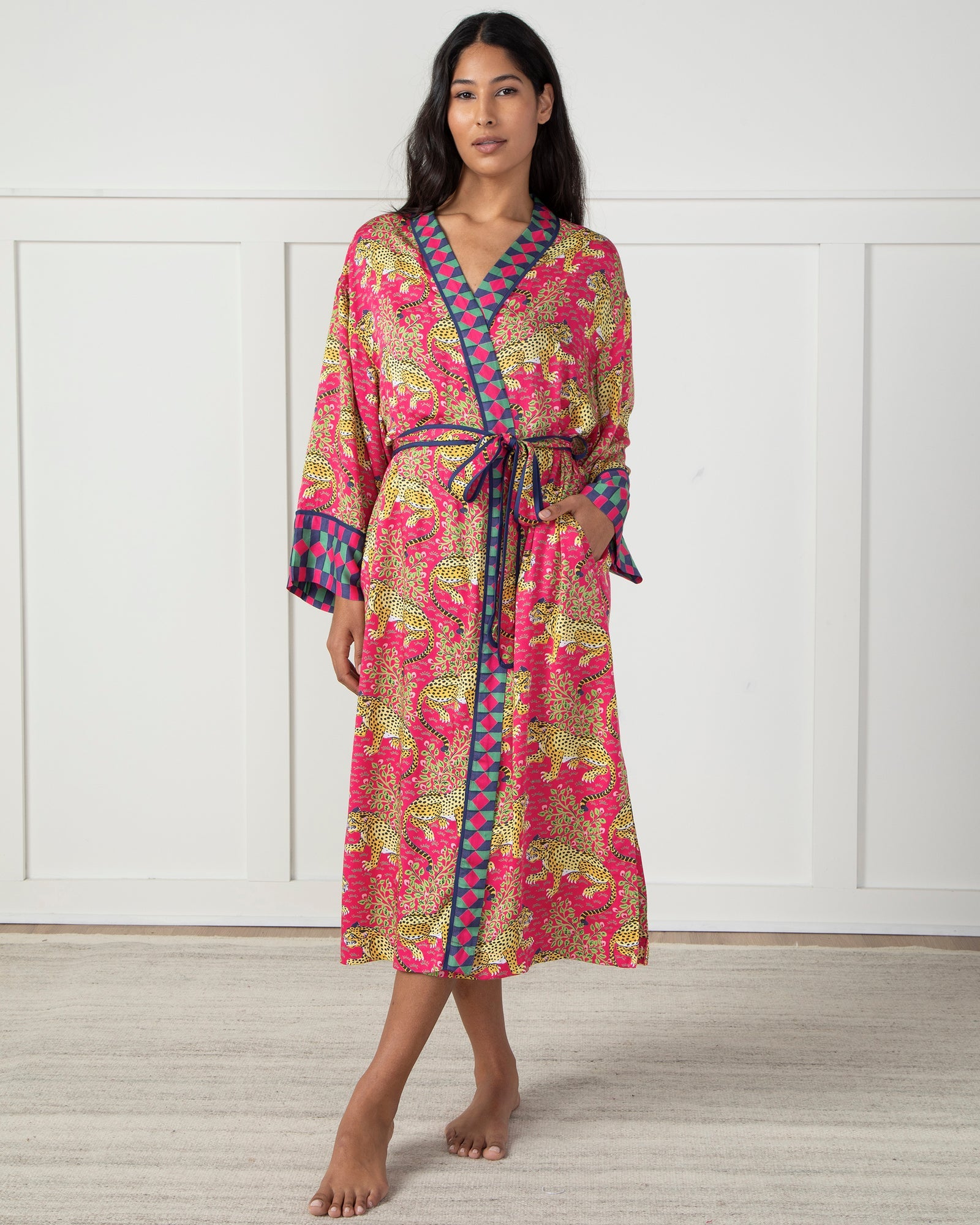 Bagheera Satin Robe