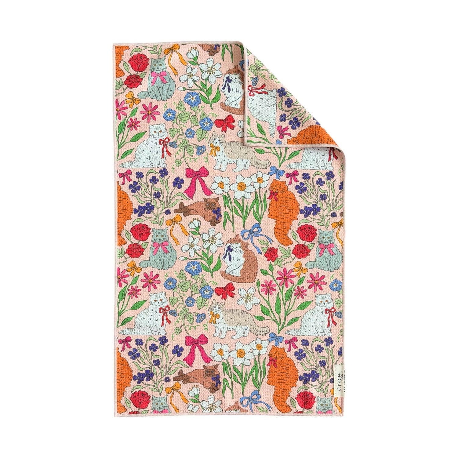 Paws and Petals Hand Towel