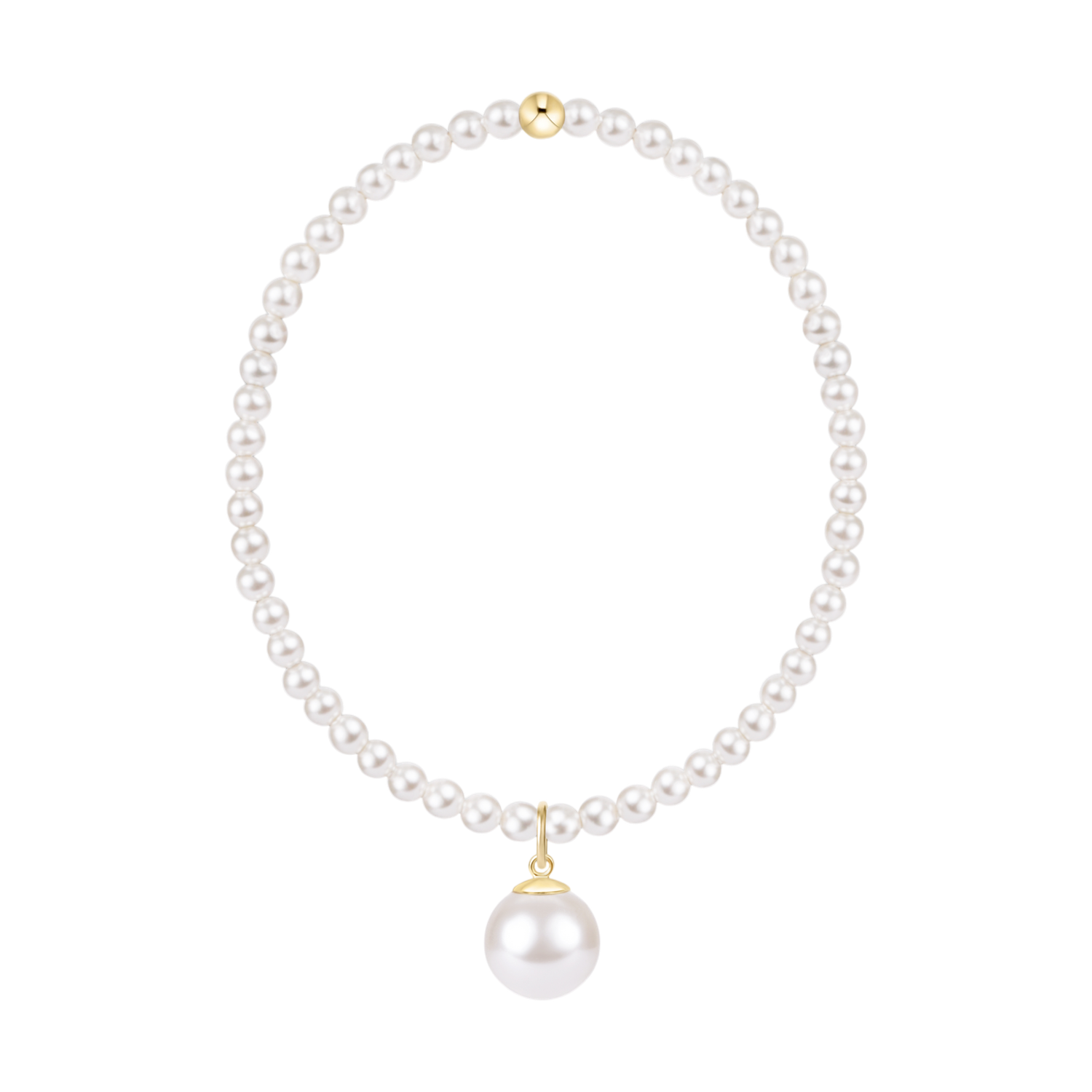 Pearl 3mm Bracelet Pearl 10mm Charm