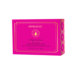 Spongelle Bulgarian Rose pedi buffer box in bright pink with gold text and decorative border