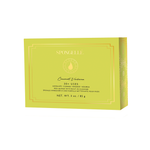 Spongelle Coconut Verbena pedi buffer box in lime green packaging