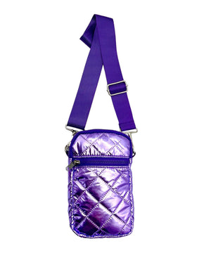Purple Puffer Crossbody