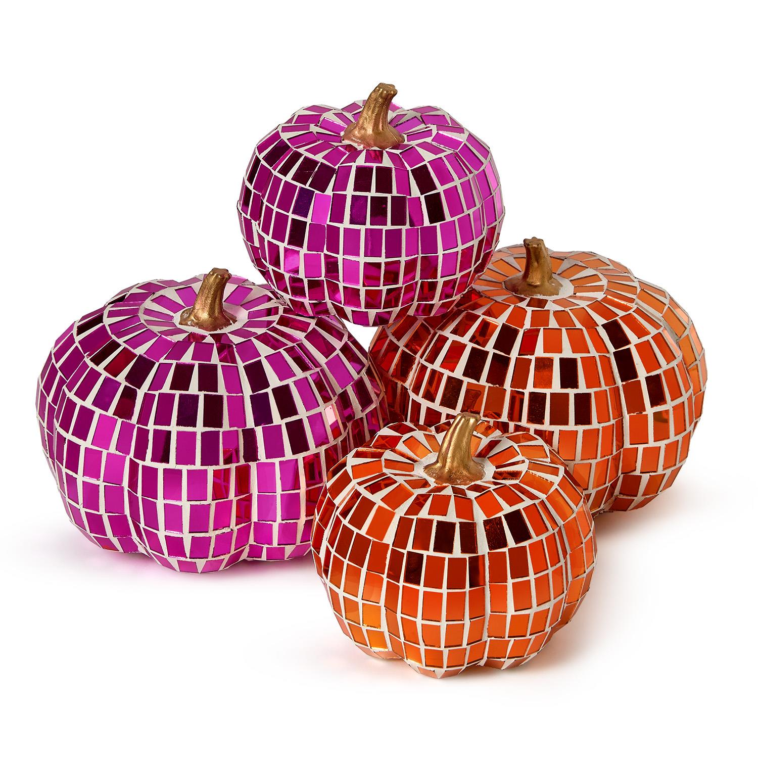 Pink Mosaic Pumpkin