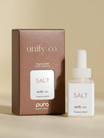 Unify Co Salt fragrance refill box and bottle