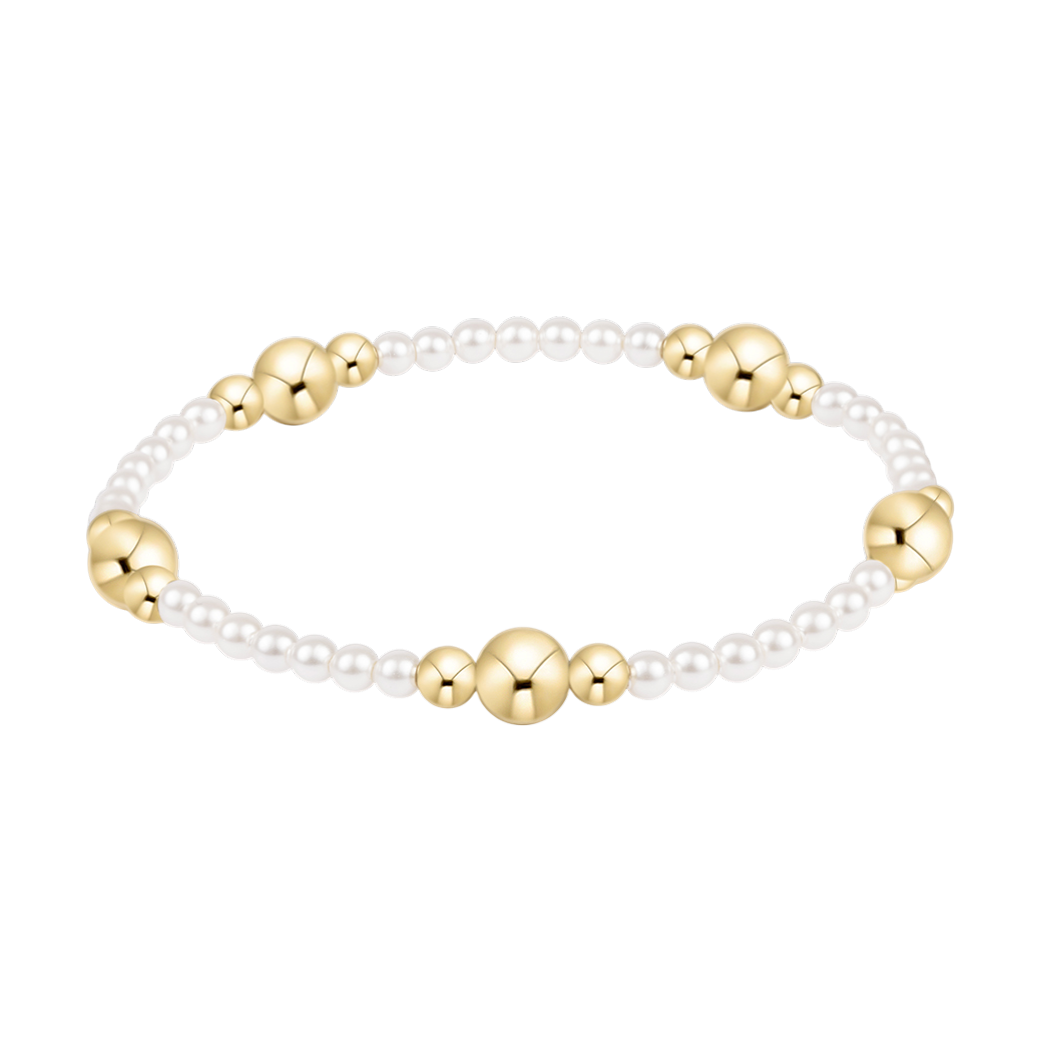 Purpose Gold 6mm Pearl Bracelet