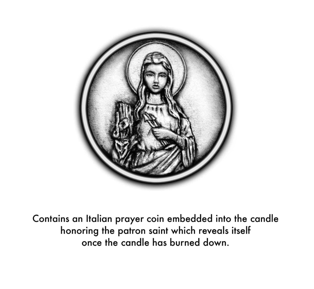 Saint Candle - St Philomena, Saint of Children & Babies