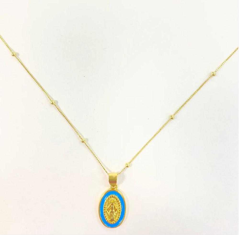 Saving Grace Necklace - Blue