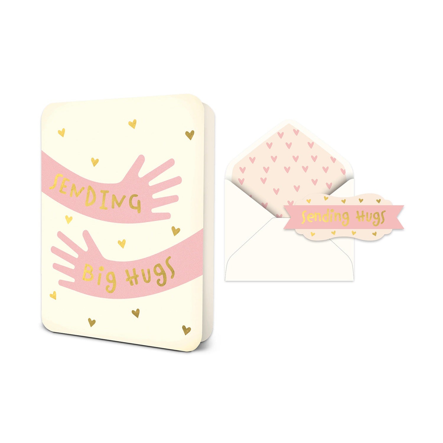 Sending Big Hugs Deluxe Greeting Card
