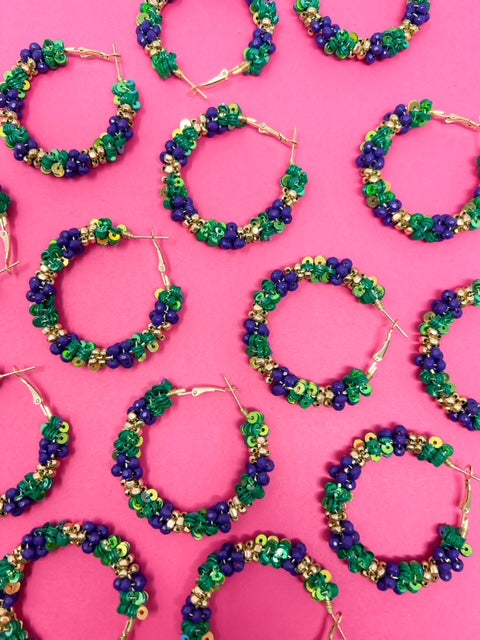 MG Sequin Hoops