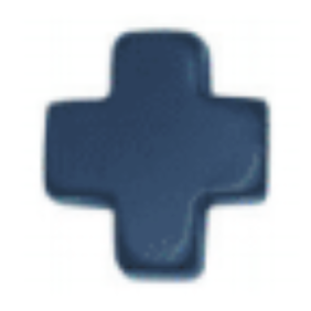 Dark blue plus sign icon