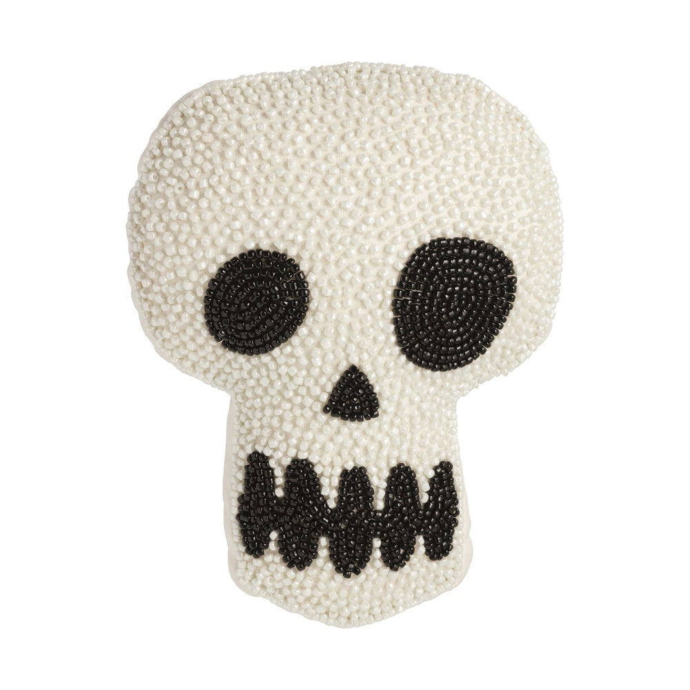 Skull Beaded Pillow