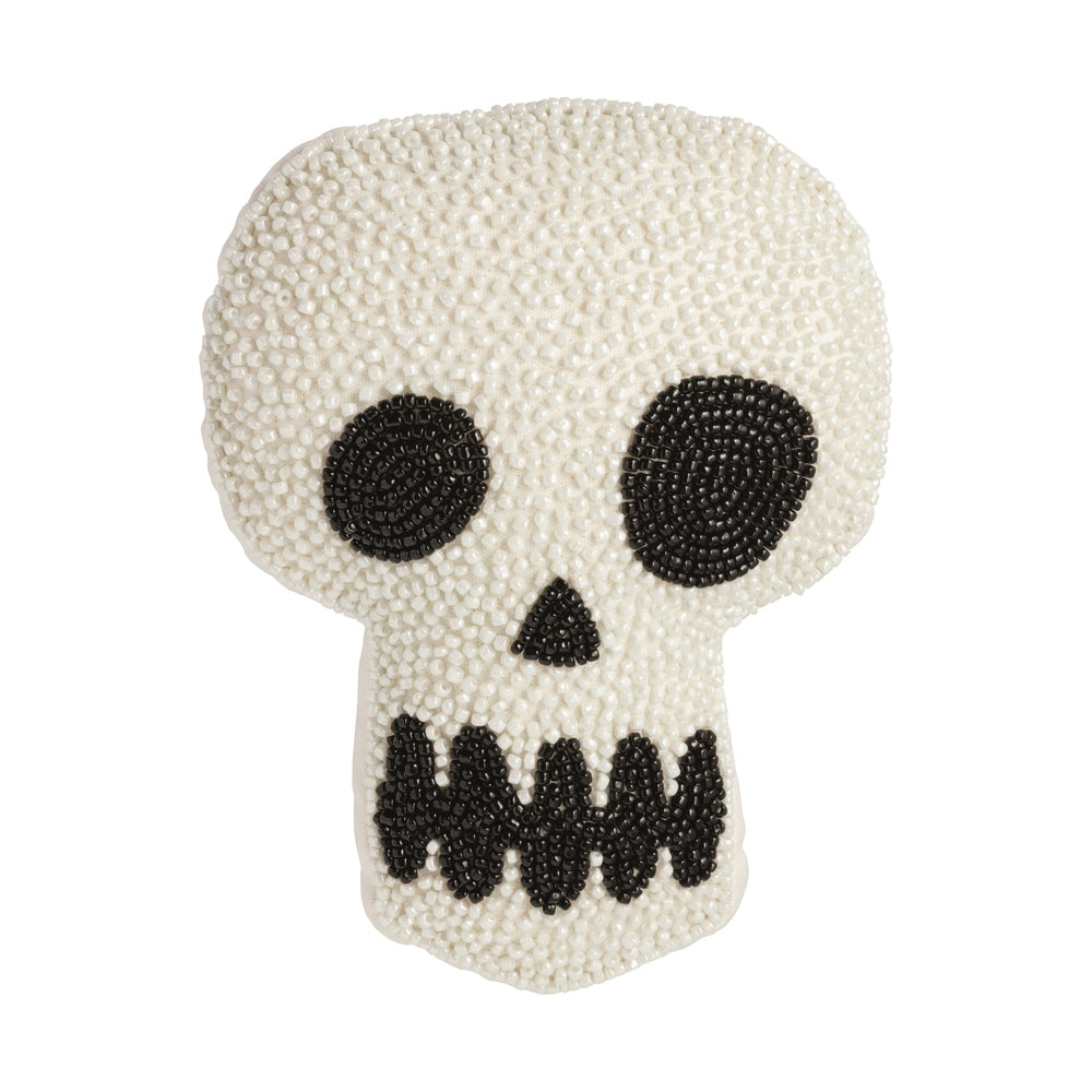 Skull Beaded Pillow