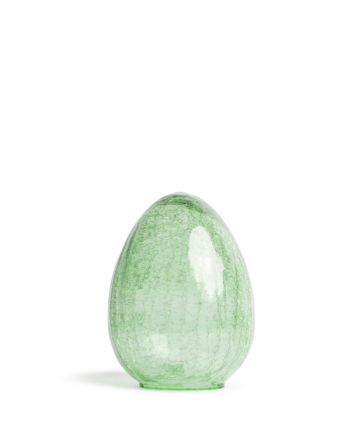 Small Amelia Glass Egg in Green 6x8