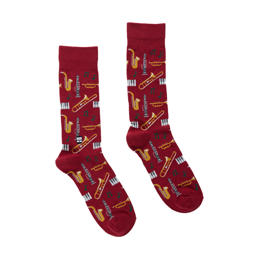 Socks - Maroon Jazz