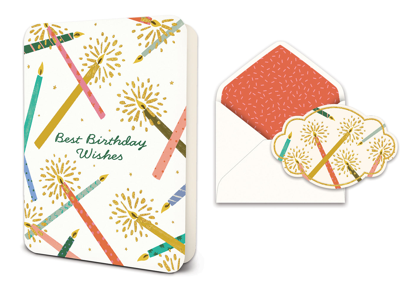 Sparkling Wish Deluxe Greeting Card