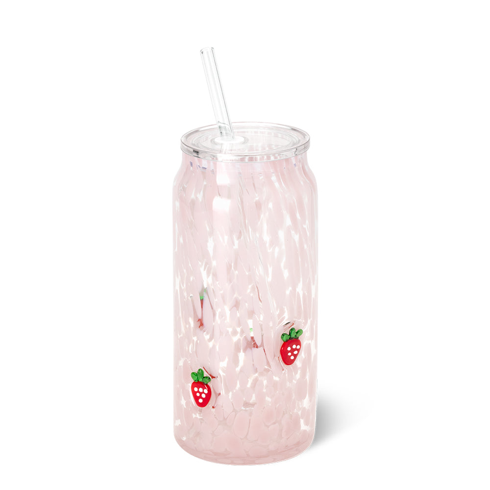 Strawberry Shortcake Charmed Soda Glass 23oz