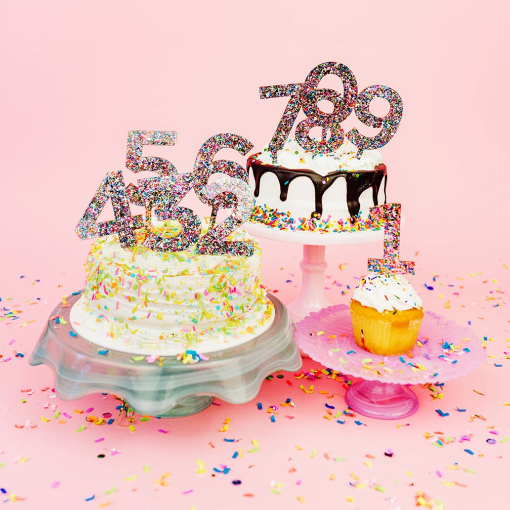 Confetti Cake Topper (FINAL SALE)