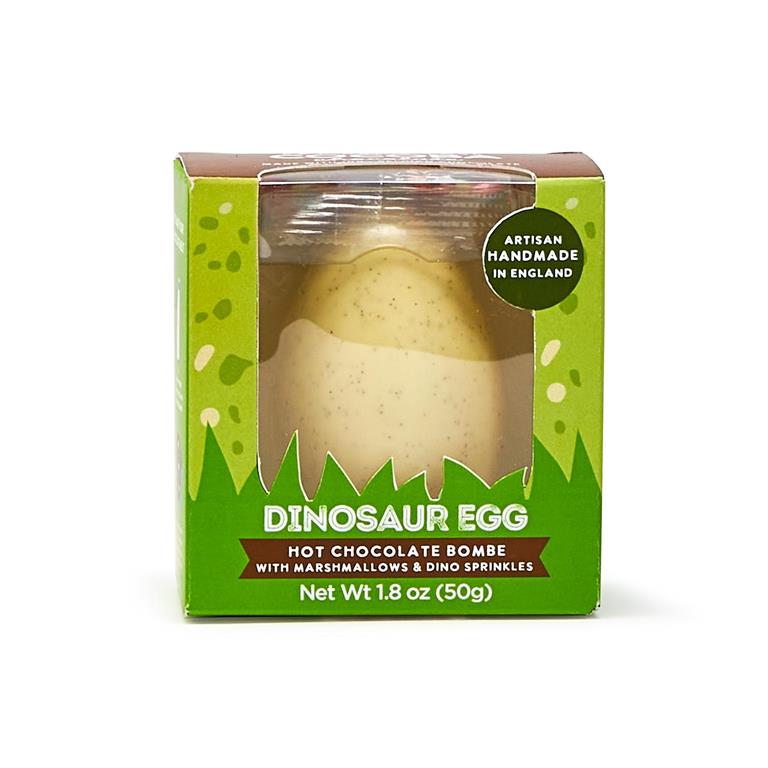 Dino Egg Hot Chocolate Cocoba Bombe
