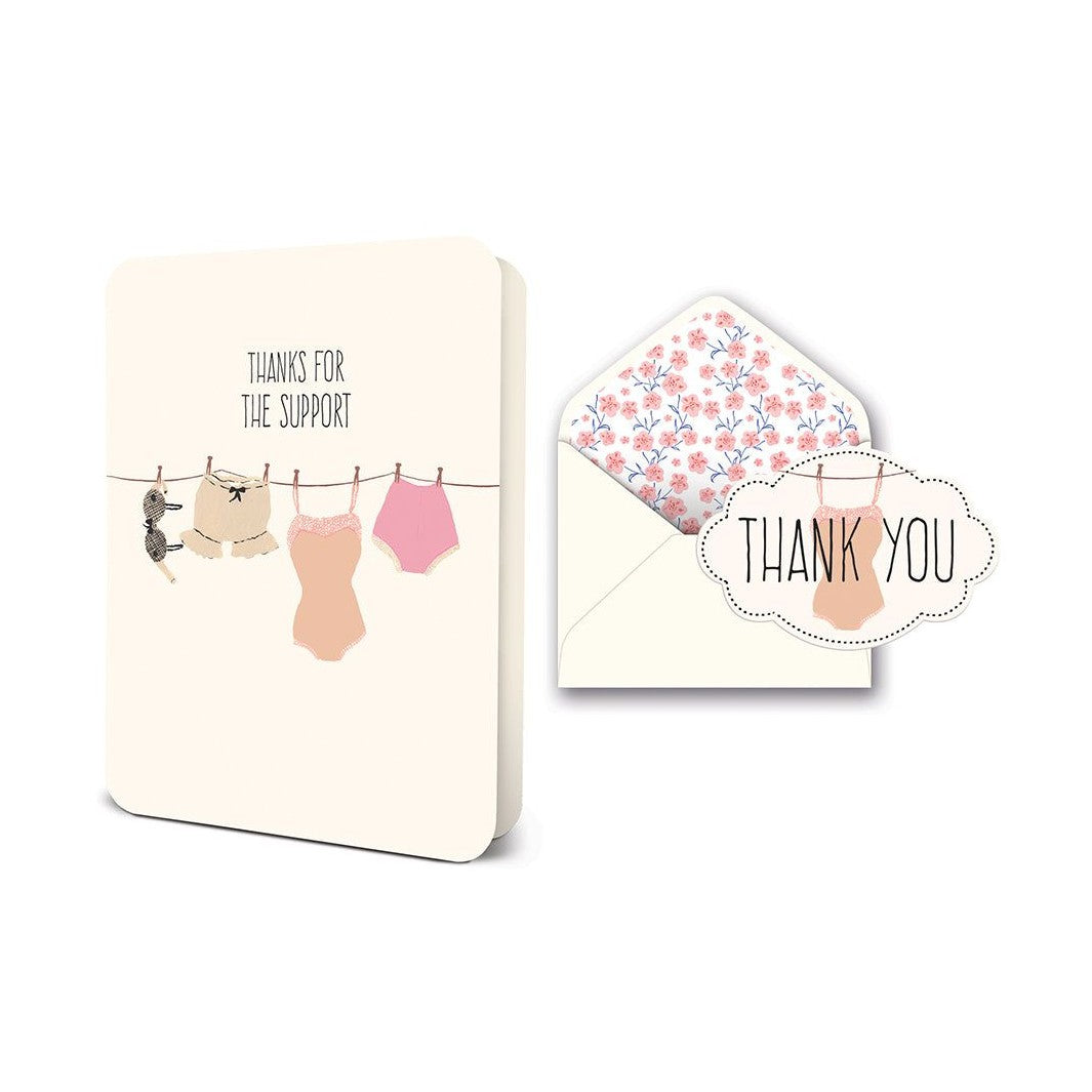 Thanks for the Support Deluxe Greeting Card
