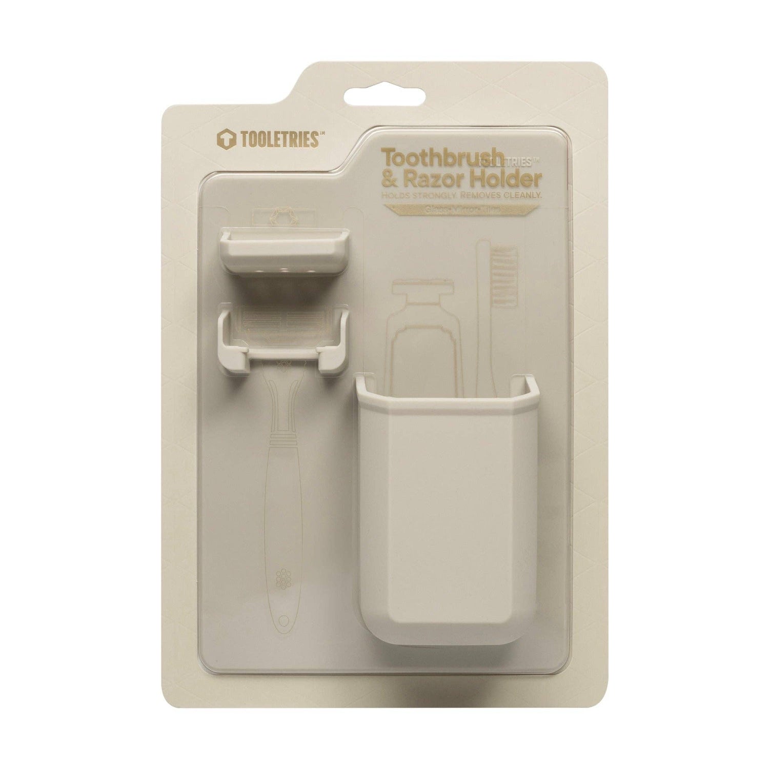 The Harvey - Toothbrush & Razor Holder - Sand