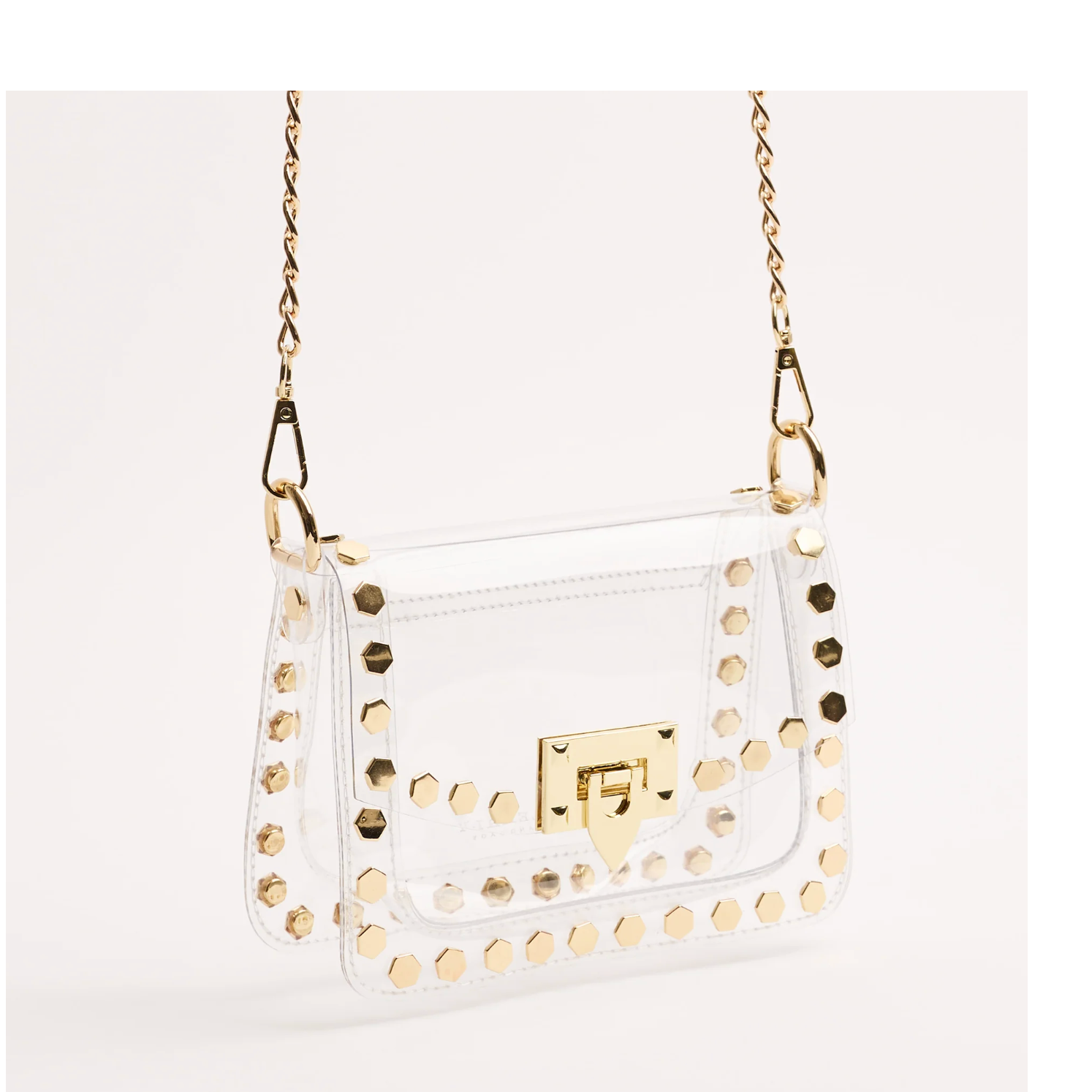 The Jackie in Gold Hexagon