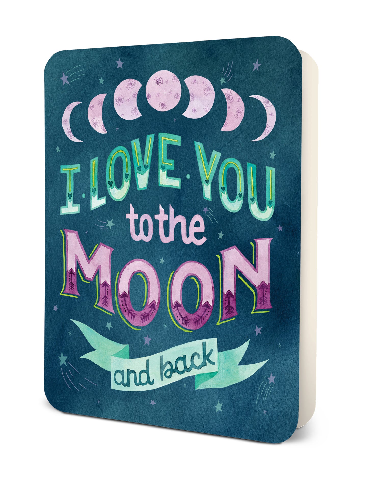 To the Moon and Back Deluxe Greeting Card