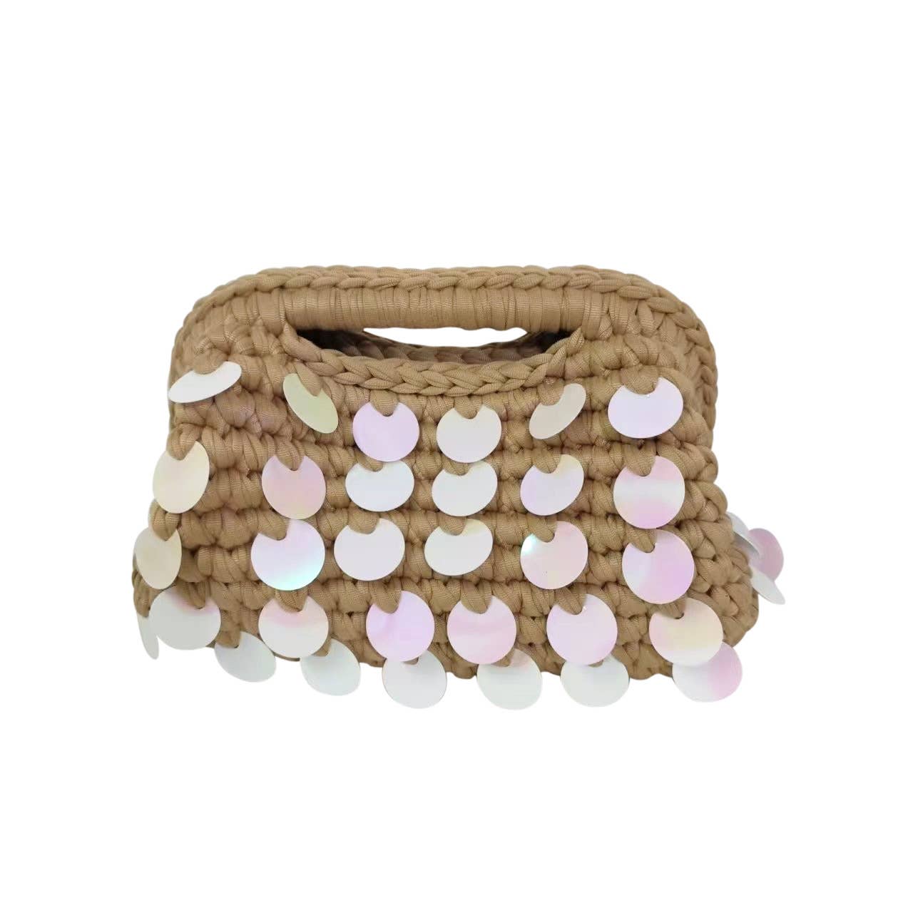 Tropez Woven Bag - Taupe