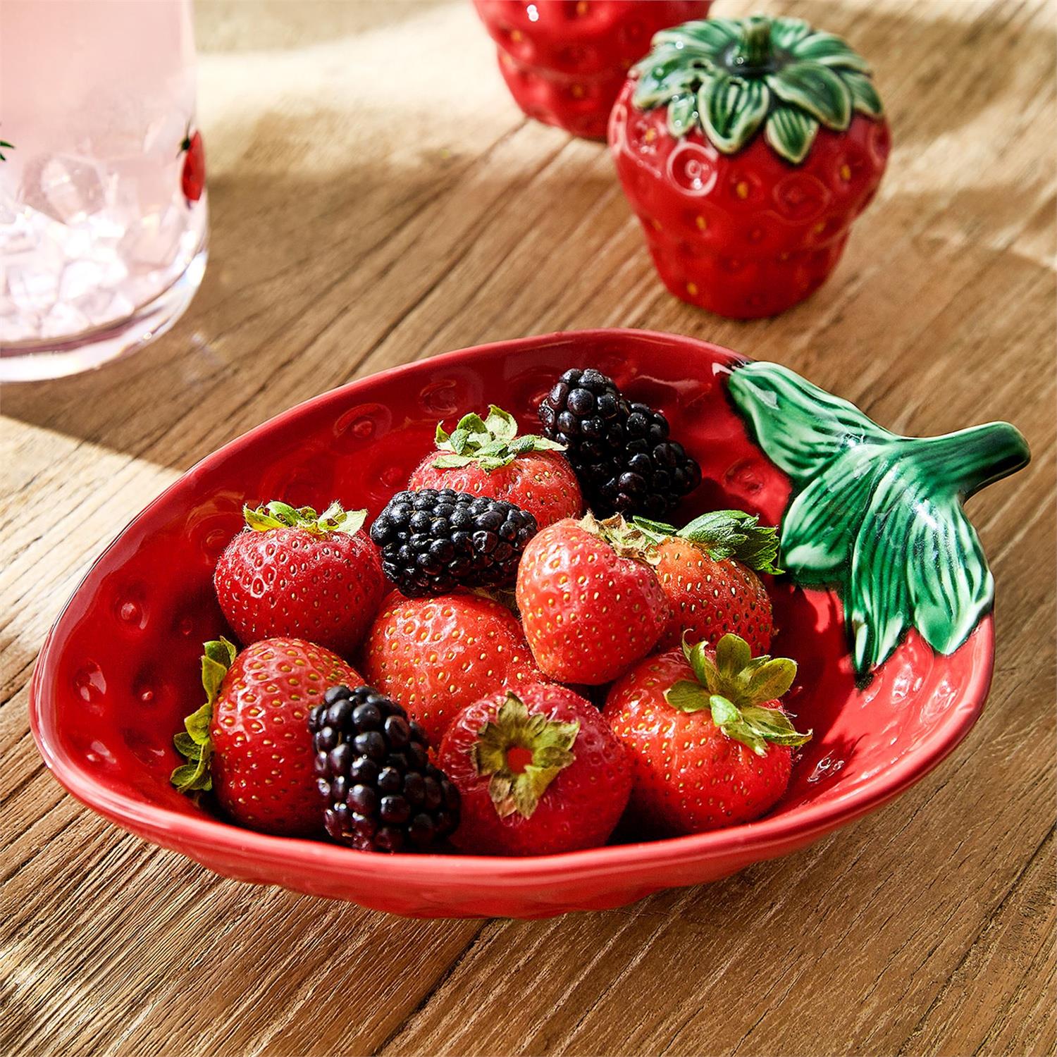 Very Berry Strawberry Shaped Bowl