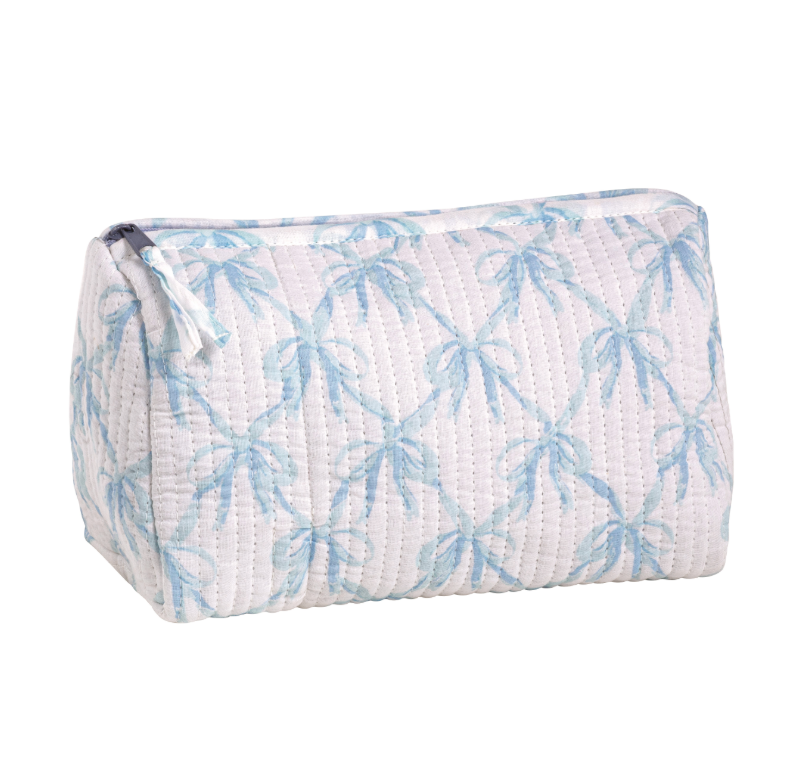 White Bow Block Print Case