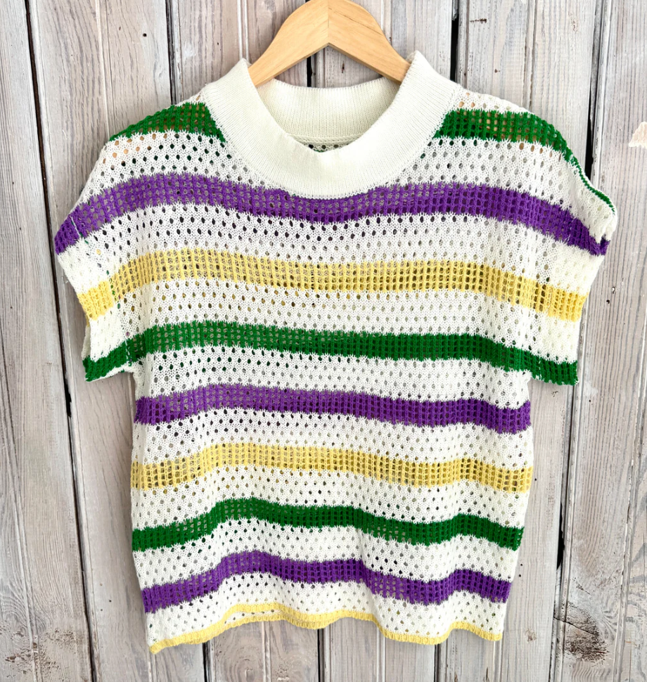 Mardi Stripe Loose Knit