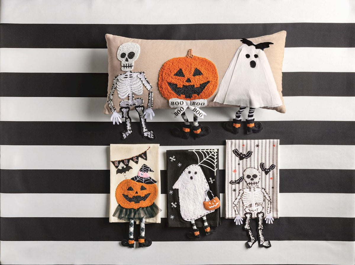 Pumpkin Dangle Leg Towel