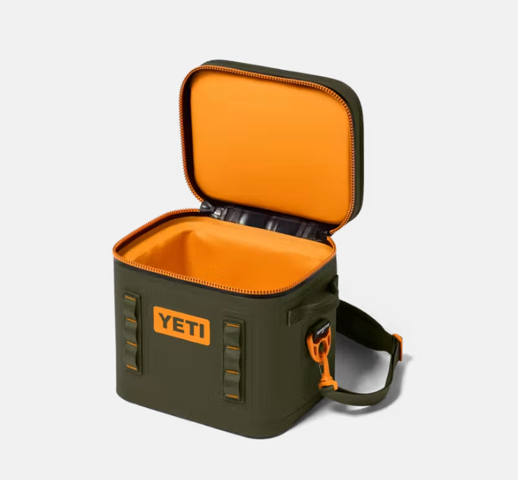 Hopper Flip 12-  Olive / King Crab Orange