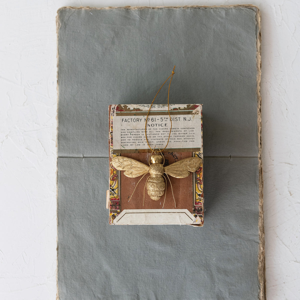 Gold Bee Ornament