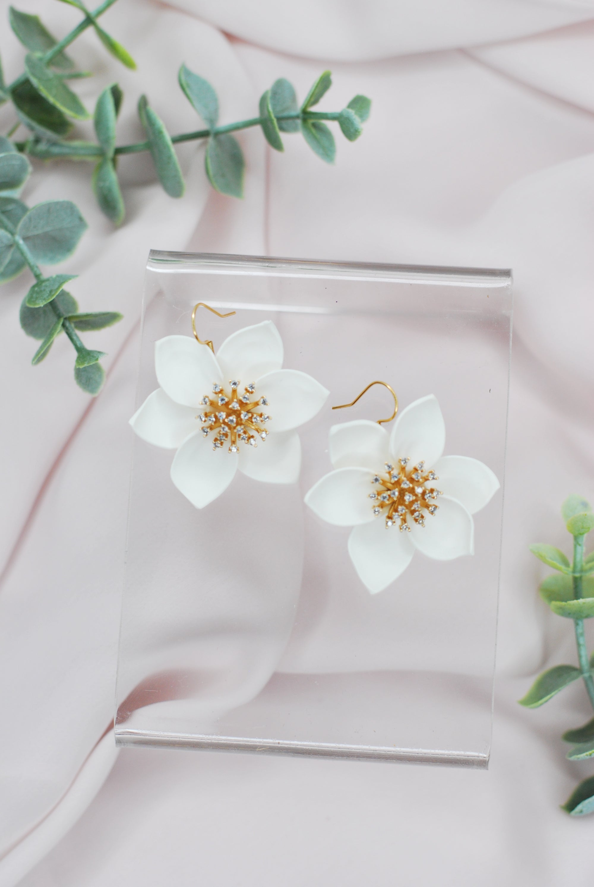 Fancy Magnolia Earrings