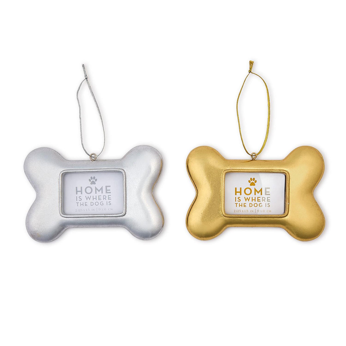 Dog Bone Photo Frame Orn