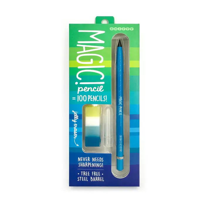 Magic Pencil & Eraser Set- Blue