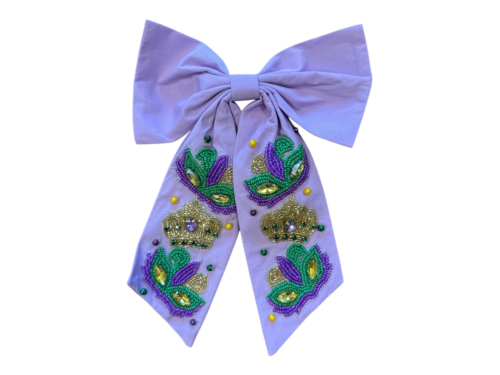Mardi Gras Mask Bow