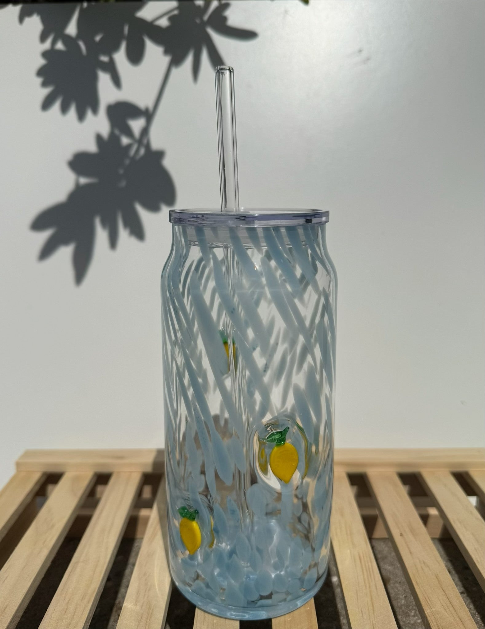 Lemon Meringue Charmed  Soda Glass 23oz