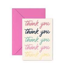 Greeting Card - Thank You Thank