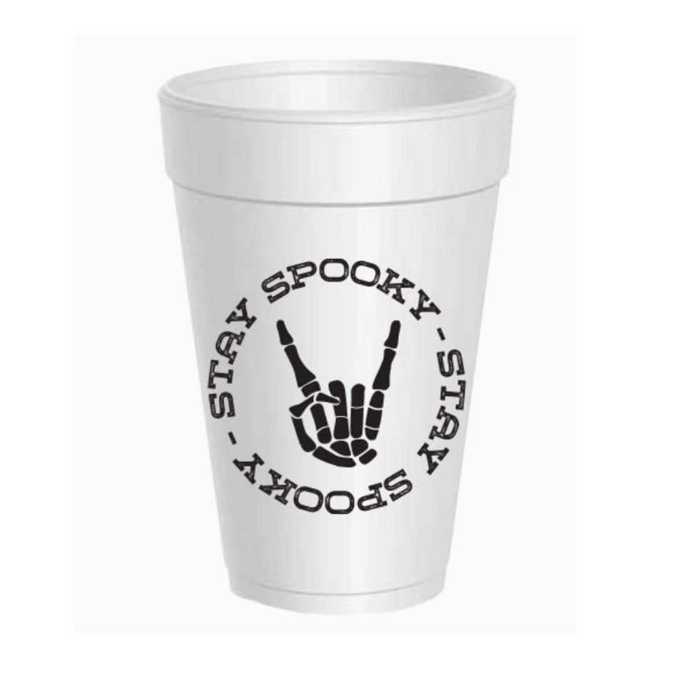 Stay Spooky Styrofoam Cup